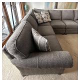 LL - King Hickory Grey Sectional Sofa LL - King Hickory Grey Sectional Sofa