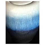 LL - Ceramic Vase with Lid - Blue Gradient Glaze LL - Ceramic Vase with Lid - Blue Gradient Glaze