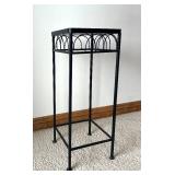 LL - Mosaic Tile Top Metal Plant Stand 23 Inches Tall - Decorative Side Table LL - Mosaic Tile Top Metal Plant Stand 23 Inches Tall - Decorative Side Table