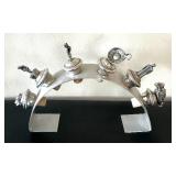 LL - Centellino Glass Decanter Arch Stand - Edina Country Club Champagne Flutes (Set of 4) LL - Centellino Glass Decanter Arch Stand - Edina Country Club Champagne Flutes (Set of 4)