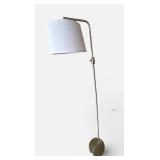 LL - Arc Floor Lamp 64-Inch Tall Chrome With White Drum Shade LL - Arc Floor Lamp 64-Inch Tall Chrome With White Drum Shade