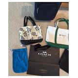 LL - Jaguar Navy Rolling Suitcase & Assorted Bags (Lot of 7) LL - Jaguar Navy Rolling Suitcase & Assorted Bags (Lot of 7)