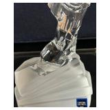 LL - Cristal Sèvres France Crystal Golfer Statue LL - Cristal Sèvres France Crystal Golfer Statue