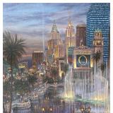 LL - Robert Finale 'Evening in Vegas' Limited Edition Giclée Print LL - Robert Finale 'Evening in Vegas' Limited Edition Giclée Print