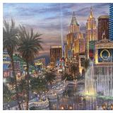 LL - Robert Finale 'Evening in Vegas' Limited Edition Giclée Print LL - Robert Finale 'Evening in Vegas' Limited Edition Giclée Print
