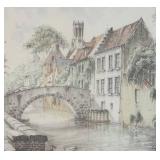 LL - Limited Edition Print - Canal Bridge Scene LL - Limited Edition Print - Canal Bridge Scene