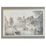 LL - Limited Edition Print - Canal Bridge Scene LL - Limited Edition Print - Canal Bridge Scene