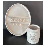 LL - Le Rat de Cabe Candle Holder - Pottery with Coasters LL - Le Rat de Cabe Candle Holder - Pottery with Coasters