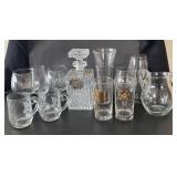 LL - Crystal Decanter & Glassware Bar Set LL - Crystal Decanter & Glassware Bar Set