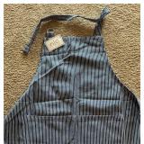 DR - GC Grilling Apron - New Striped Bib Style with Front Pockets DR - GC Grilling Apron - New Striped Bib Style with Front Pockets