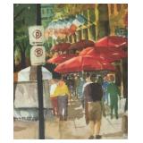 O - Red Umbrella's Limited Edition Print by Ed Klein O - Red Umbrella's Limited Edition Print by Ed Klein