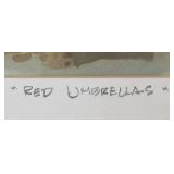 O - Red Umbrella's Limited Edition Print by Ed Klein O - Red Umbrella's Limited Edition Print by Ed Klein