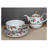 DR - Floral Teapot & Teacup DR - Floral Teapot & Teacup