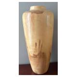 DR - Two Artisan Wooden Vases (Lot of 2) Signed DR - Two Artisan Wooden Vases (Lot of 2) Signed