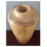 DR - Two Artisan Wooden Vases (Lot of 2) Signed DR - Two Artisan Wooden Vases (Lot of 2) Signed