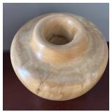 DR - Two Artisan Wooden Vases (Lot of 2) Signed DR - Two Artisan Wooden Vases (Lot of 2) Signed