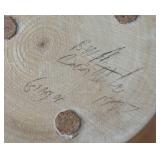 DR - Two Artisan Wooden Vases (Lot of 2) Signed DR - Two Artisan Wooden Vases (Lot of 2) Signed