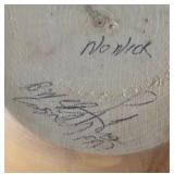 DR - Two Artisan Wooden Vases (Lot of 2) Signed DR - Two Artisan Wooden Vases (Lot of 2) Signed