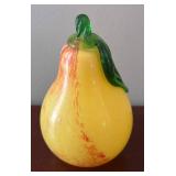 DR - Art Glass Pear & Strawberry Figurines DR - Art Glass Pear & Strawberry Figurines