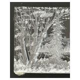 LL - Etched Crystal City Skyline Glass Paperweight LL - Etched Crystal City Skyline Glass Paperweight