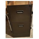 LL - 2-Drawer Filing Cabinet, Metal, Black LL - 2-Drawer Filing Cabinet, Metal, Black