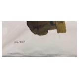 Set of 2 Unframed Prints: Sam by Andy Warhol and Delectable Deco