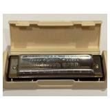 Hohner Big River Harp 590 C Harmonica with Original Case