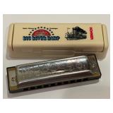 Hohner Big River Harp 590 C Harmonica with Original Case