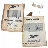 AL - Zenith Stereophonic High-Fidelity Console with Turntable - Vintage 1960s