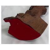 Hand Sculpted Wooden Owl Sculpture on Tree by JDC