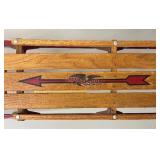 Vintage Wooden Flexible Flyer III Runner Sled