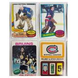 Topps NHL 1973-74 All-Star Hockey Cards Lot - Vintage Team & West/East All-Star Cards