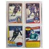 Topps NHL 1973-74 All-Star Hockey Cards Lot - Vintage Team & West/East All-Star Cards