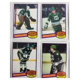 BL - Hartford Whalers Vintage Hockey Cards - Lot of 12