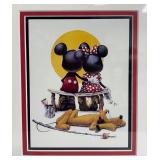 Disney Triptych Framed Prints - 3 Mickey & Minnie Scenes