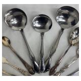 Assorted Vintage Silver-Plated Serving Utensils