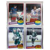 NHL 1979-80 Vintage Hockey Cards - Record Breaker & Team Leaders
