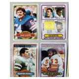 Vintage NFL Football Cards Collection - 1970s