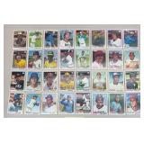 Vintage Baseball Cards Collection - 1970s-1980s