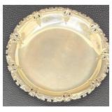 Vintage Wallace Sterling Grande Baroque 4413 Plate & Compote