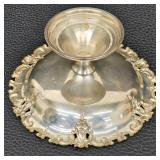 Vintage Wallace Sterling Grande Baroque 4413 Plate & Compote