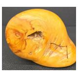 Hand Carved Wood Carving with Hidden Drawer