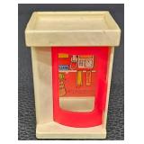 Vintage Fisher-Price Little People Car Lift Playset With 5 Cars, Figures & Phone Booth