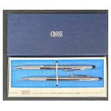 Vintage Cross Pen & Pencil Set - Pentel PRS-6 Pen Set- Eagle Greenbacks 6-Pack Pencils