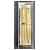 Vintage Cross Pen & Pencil Set - Pentel PRS-6 Pen Set- Eagle Greenbacks 6-Pack Pencils