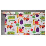 MP - Vintage Cotton Fabric Bolt 44in Wide - Vegetable Produce Print