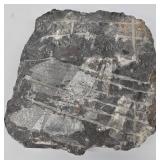 MP - Orthoceras Fossil in Marble Tower 9.25in Tall & Flat Marble Fossil 5.5x6.5in