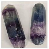 Fluorite Crystal Pair, Purple/Blue