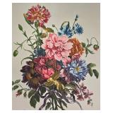 The Hammer Museum Floral Bouquet Prints (Lot of 4)