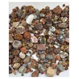 Collection of Agates & Other Stones - Mixed Pebbles With Geodes and Banding